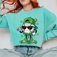 Baseball Drip Ice Cream Shamrock Kids Boy St Patrick’s Day Comfort Colors Sweatshirt Butter Baseball Drip Ice Cream Shamrock Kids Boy St Patrick’s Day Comfort Colors Sweatshirt Butter
