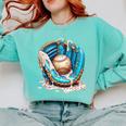 Baseball Drip Ice Cream Sprinkless Glove Boy Kid Comfort Colors Sweatshirt Butter