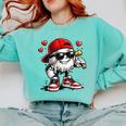 Baseball Drip Ice Cream Valentine’s Day Boys Kids Comfort Colors Sweatshirt Butter Baseball Drip Ice Cream Valentine’s Day Boys Kids Comfort Colors Sweatshirt Butter