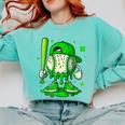 Baseball Drip Icecream Apparel Youth Boy St Patricks Day Comfort Colors Sweatshirt Butter Baseball Drip Icecream Apparel Youth Boy St Patricks Day Comfort Colors Sweatshirt Butter
