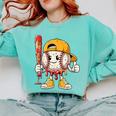Baseball Drip Baseball Life Style 101 Apparel Youth Comfort Colors Sweatshirt Butter Baseball Drip Baseball Life Style 101 Apparel Youth Comfort Colors Sweatshirt Butter