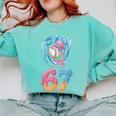 Baseball Drip Number 67 Player 67th Birthday Ice Cream 67 Comfort Colors Sweatshirt Butter Baseball Drip Number 67 Player 67th Birthday Ice Cream 67 Comfort Colors Sweatshirt Butter