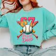 Baseball Drip Number 67 Player Sport For Men Women Kids Comfort Colors Sweatshirt Butter Baseball Drip Number 67 Player Sport For Men Women Kids Comfort Colors Sweatshirt Butter