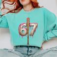 Baseball Drip Number 67 Sports Player Six Seven Meme Fan Comfort Colors Sweatshirt Butter Baseball Drip Number 67 Sports Player Six Seven Meme Fan Comfort Colors Sweatshirt Butter