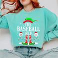 The Baseball Elf Christmas Sport Lovers Xmas Elf Comfort Colors Sweatshirt Butter The Baseball Elf Christmas Sport Lovers Xmas Elf Comfort Colors Sweatshirt Butter