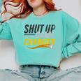 Baseball Fan Shut Up I'm Doing Game Changer Premium Tri-Blend Comfort Colors Sweatshirt Butter Baseball Fan Shut Up I'm Doing Game Changer Premium Tri-Blend Comfort Colors Sweatshirt Butter