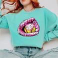 Baseball Glove Drip Shirt Ice Cream Dripping Girls Pocket Premium Comfort Colors Sweatshirt Butter Baseball Glove Drip Shirt Ice Cream Dripping Girls Pocket Premium Comfort Colors Sweatshirt Butter