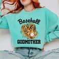 Baseball Godmother Leopard Heart Baseball Mom Game Day Comfort Colors Sweatshirt Butter Baseball Godmother Leopard Heart Baseball Mom Game Day Comfort Colors Sweatshirt Butter