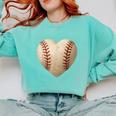 Baseball Heart Shape Valentines Day Love Boys Kids Men Comfort Colors Sweatshirt Butter Baseball Heart Shape Valentines Day Love Boys Kids Men Comfort Colors Sweatshirt Butter