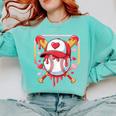Baseball Heart Valentines Day Baseball Ice Cream Drip Boys Comfort Colors Sweatshirt Butter Baseball Heart Valentines Day Baseball Ice Cream Drip Boys Comfort Colors Sweatshirt Butter