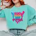 Baseball Ice Cream Drip 100 Days Of School Boys Girls 100th Comfort Colors Sweatshirt Butter Baseball Ice Cream Drip 100 Days Of School Boys Girls 100th Comfort Colors Sweatshirt Butter