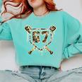 Baseball Ice Cream Drip 67 Camo Six Seven Meme Comfort Colors Sweatshirt Butter Baseball Ice Cream Drip 67 Camo Six Seven Meme Comfort Colors Sweatshirt Butter