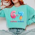Baseball Ice Cream Drip 67 Official Teenager 13th Birthday Comfort Colors Sweatshirt Butter