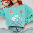 Baseball Ice Cream Drip 67 Player Dabbing Six Seven Boys Comfort Colors Sweatshirt Butter Baseball Ice Cream Drip 67 Player Dabbing Six Seven Boys Comfort Colors Sweatshirt Butter