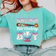 Baseball Ice Cream Drip Bonus Mom Of The Birthday Boy Comfort Colors Sweatshirt Butter