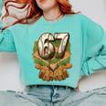 Baseball Ice Cream Drip Number 67 Playground Player 67th Comfort Colors Sweatshirt Butter Baseball Ice Cream Drip Number 67 Playground Player 67th Comfort Colors Sweatshirt Butter
