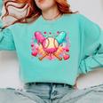 Baseball Ice Cream Drip Style Melt Ice Cream Youth Boys Comfort Colors Sweatshirt Butter Baseball Ice Cream Drip Style Melt Ice Cream Youth Boys Comfort Colors Sweatshirt Butter