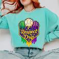 Baseball Ice Cream Respect The Drip Mardi Gras Carnival Boys Comfort Colors Sweatshirt Butter Baseball Ice Cream Respect The Drip Mardi Gras Carnival Boys Comfort Colors Sweatshirt Butter