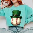 Baseball Leprechaun Hat Saint Patrick Retro Comfort Colors Sweatshirt Butter Baseball Leprechaun Hat Saint Patrick Retro Comfort Colors Sweatshirt Butter