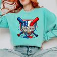 Baseball Life Style 101 Apparel Youth Drip Baseball Comfort Colors Sweatshirt Butter