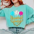 Baseball Lifestyle Baseball Drip Icecream Comfort Colors Sweatshirt Butter