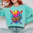 Baseball Lifestyle Drip Icecream Comfort Colors Sweatshirt Butter Baseball Lifestyle Drip Icecream Comfort Colors Sweatshirt Butter