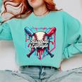 Baseball Lifestyle Shirt Youth Baseball Drip Icecream Boys Comfort Colors Sweatshirt Butter