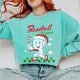 Baseball Mama Christmas Santa Hat Xmas Softball Mom Comfort Colors Sweatshirt Butter Baseball Mama Christmas Santa Hat Xmas Softball Mom Comfort Colors Sweatshirt Butter