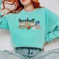 Baseball Mama Leopard Baseball Mom Mother's Day Comfort Colors Sweatshirt Butter Baseball Mama Leopard Baseball Mom Mother's Day Comfort Colors Sweatshirt Butter