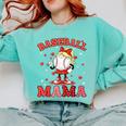 Baseball Mama Sports Mom Baseball Valentine Drip Girls Women Comfort Colors Sweatshirt Butter