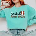 Baseball Mom Mom BallPark Mom Mom Game Day 2024 Mother's Day Comfort Colors Sweatshirt Butter Baseball Mom Mom BallPark Mom Mom Game Day 2024 Mother's Day Comfort Colors Sweatshirt Butter