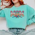Baseball Mom Coquette Bow Mommy Ice Cream Mother's Day Mom Comfort Colors Sweatshirt Butter Baseball Mom Coquette Bow Mommy Ice Cream Mother's Day Mom Comfort Colors Sweatshirt Butter
