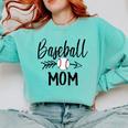 Baseball Mom Cute Arrow Father's Mother's Xmas Day Comfort Colors Sweatshirt Butter