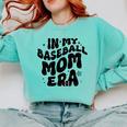 In My Baseball Mom Era Groovy Comfort Colors Sweatshirt Butter In My Baseball Mom Era Groovy Comfort Colors Sweatshirt Butter