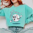In My Baseball Mom Era Retro Baseball Mom Home Runs Comfort Colors Sweatshirt Butter