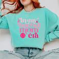 In My Baseball Mom Era Retro Mom Life Mother's Day 2024 Premium Comfort Colors Sweatshirt Butter