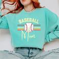 BASEBALL MOM Fun RETRO LOOK Premium Comfort Colors Sweatshirt Butter BASEBALL MOM Fun RETRO LOOK Premium Comfort Colors Sweatshirt Butter