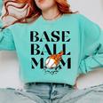 Baseball Mom Game Day Game Day Comfort Colors Sweatshirt Butter
