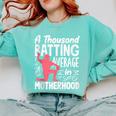 Baseball Mom Heart Ball Graphic Mother's Day Comfort Colors Sweatshirt Butter