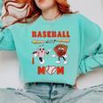 Baseball Mom Heart Baseball Mama Mother's Day Comfort Colors Sweatshirt Butter Baseball Mom Heart Baseball Mama Mother's Day Comfort Colors Sweatshirt Butter