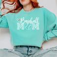 Baseball Mom Leopard Game Day Comfort Colors Sweatshirt Butter Baseball Mom Leopard Game Day Comfort Colors Sweatshirt Butter