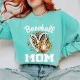 Baseball Mom Leopard Heart Matching Family Comfort Colors Sweatshirt Butter Baseball Mom Leopard Heart Matching Family Comfort Colors Sweatshirt Butter