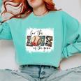 Baseball Mom Leopard For The Love Of The Game Bleached Women Comfort Colors Sweatshirt Butter Baseball Mom Leopard For The Love Of The Game Bleached Women Comfort Colors Sweatshirt Butter