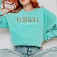 Baseball Mom Leopard Print Baseball Mama Mother's Day Comfort Colors Sweatshirt Butter Baseball Mom Leopard Print Baseball Mama Mother's Day Comfort Colors Sweatshirt Butter