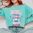 Baseball Mom Loud & Proud Since 1976 Raglan Baseball Tee Comfort Colors Sweatshirt Butter