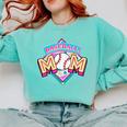 Baseball Mom Loud And Proud Game Day Sport Mother's Day Comfort Colors Sweatshirt Butter