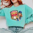 Baseball Mom Mama Mother's In My Baseball Mom Era Comfort Colors Sweatshirt Butter
