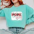 Baseball Mom Mommy Baseball Player Premium Comfort Colors Sweatshirt Butter