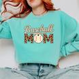 Baseball Mom Mothers' Day Comfort Colors Sweatshirt Butter Baseball Mom Mothers' Day Comfort Colors Sweatshirt Butter