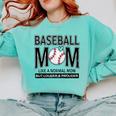 Baseball Mom Not Like a Normal Mom Baseball Mama Comfort Colors Sweatshirt Butter